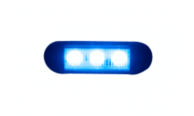 Feux 3 led bleu horpol LDO 2676