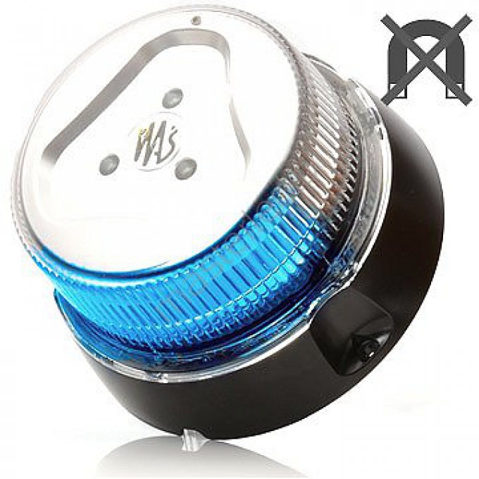 Gyrophare full led 12/24V eclairage bleu