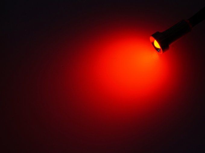 Lot de 5 pièces led intérieur rouge 24volt