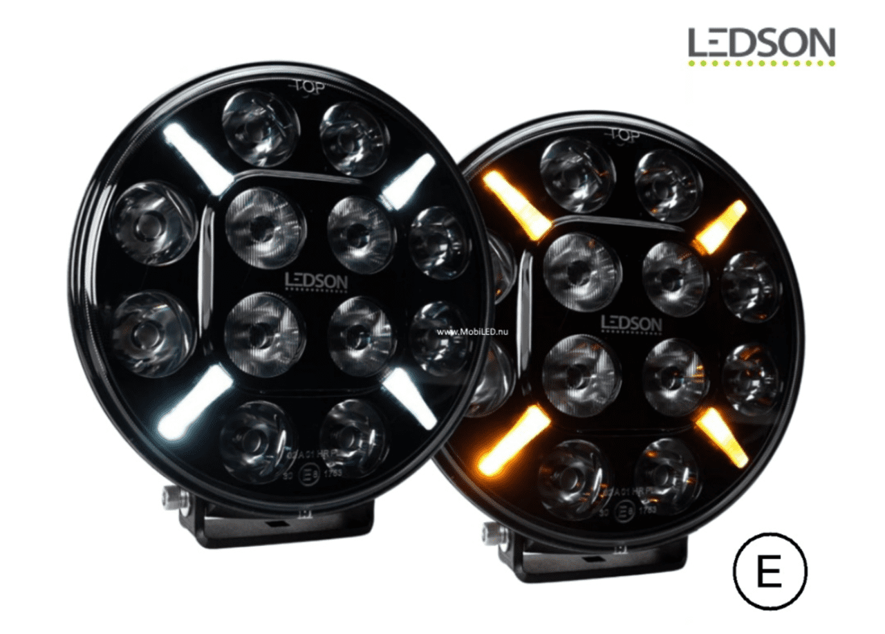 Phare longue portée Ledson Pollux Full LEDs blanc / orange et Flash
