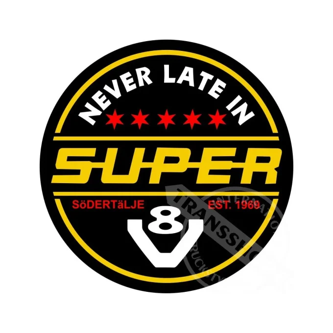 Autocollant V8 super jaune