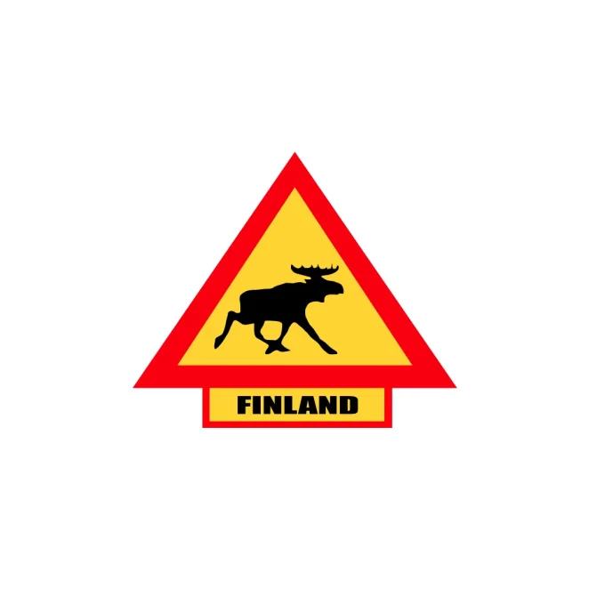 Autocollant elan finland