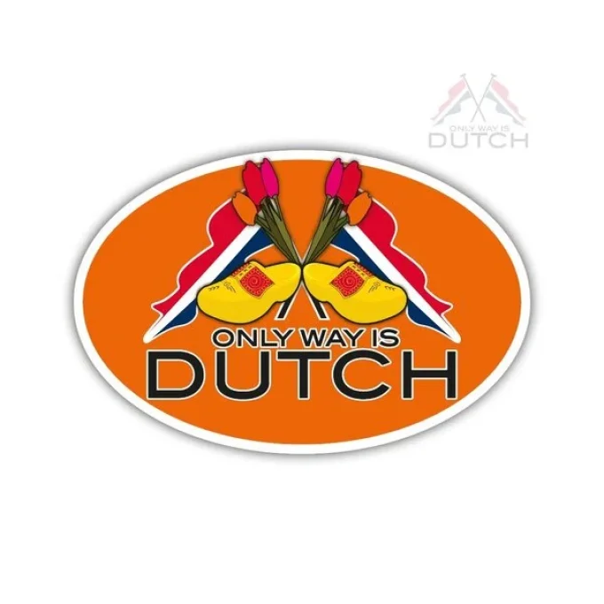 Autocollant Only way is dutch sabot