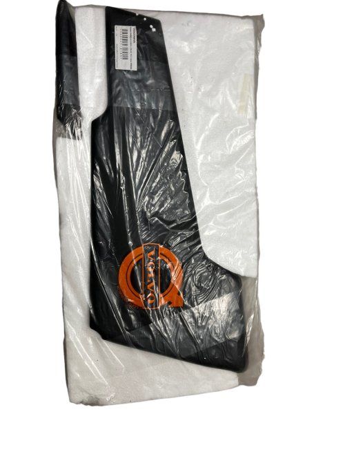 Panneaux porte adaptable FH4 FH5 noir lisse broderie orange