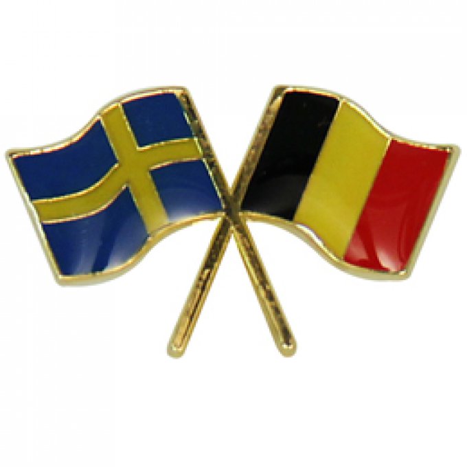PINS SUEDE/BELGIQUE