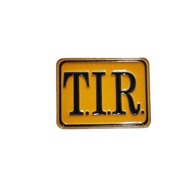 Pins TIR noir et jaune
