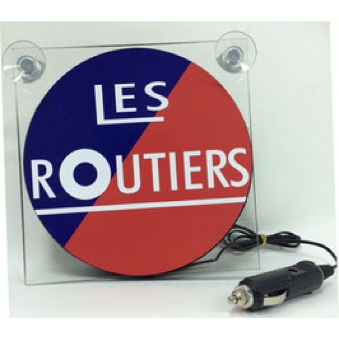 PLAQUE LUMINEUSE HOLLANDAISE 17X17CM LES ROUTIERS