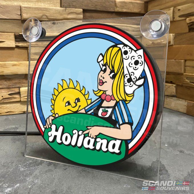 plaque lumineuse Holland girl 24V