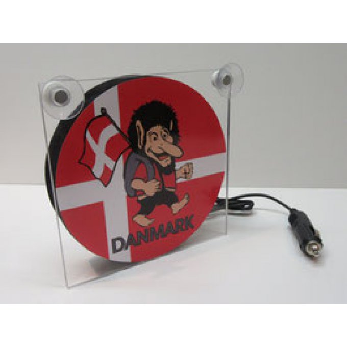 PLAQUE LUMINEUSE HOLLANDAISE 17X17CM TROLL DANEMARK