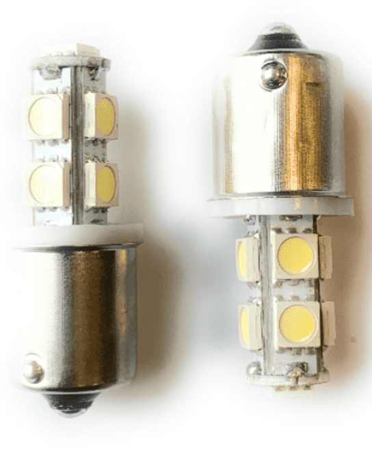 Ampoule BA15s 5 LED 12-32 Volt White