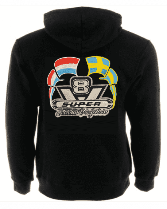 Gilet à capuche broder V8 taille M