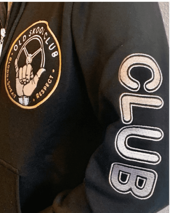 Gilet à capuche old skool club taille S