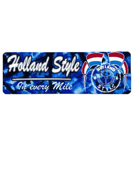 Plaque aluminium Hollands style 30x10cm
