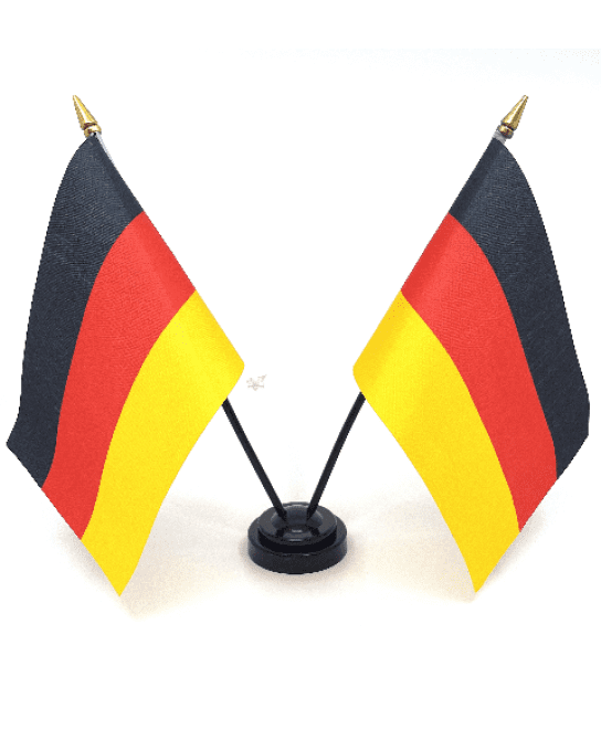 Drapeaux sur socle noir Allemagne