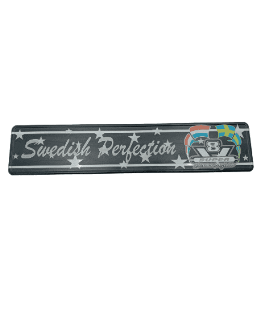 Plaque alu swedish perfection 52*12cm