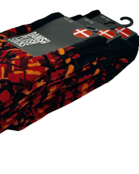 Chaussette danois rouge taille 44/46