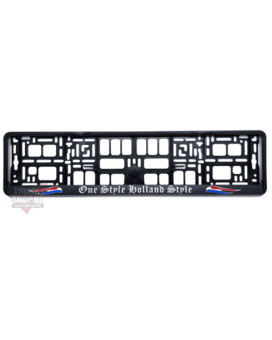Support de plaque One style 