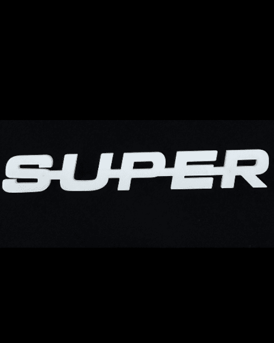 Embleme super blanc