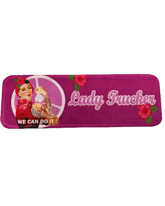 Tapis tableau de bord lady trucker 60*20cm