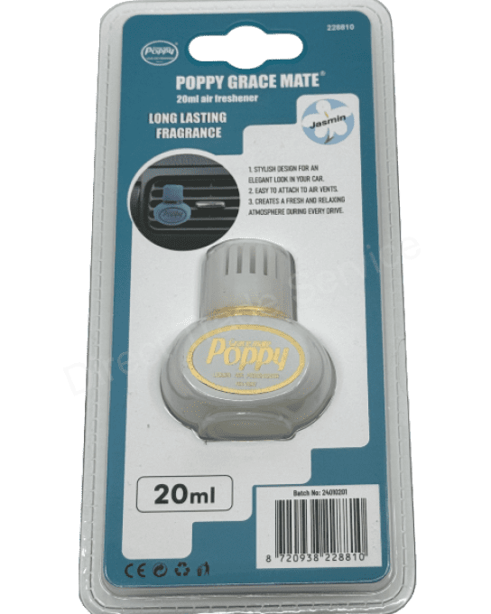 Poppy Grace Mate 20ML liquid airfreshener Jasmin