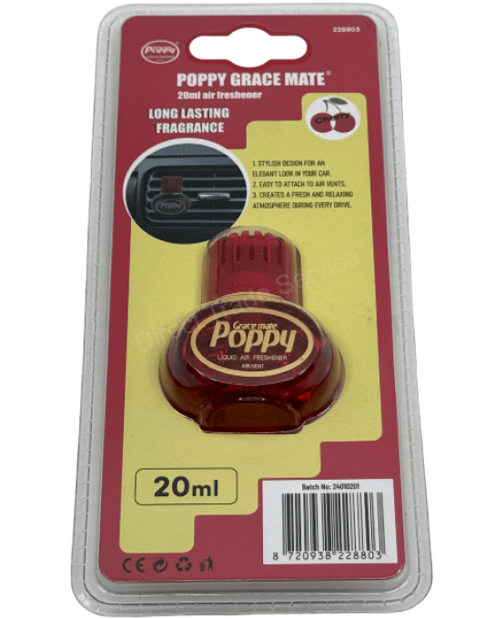 Poppy Grace Mate 20ML liquid airfreshener Cherry
