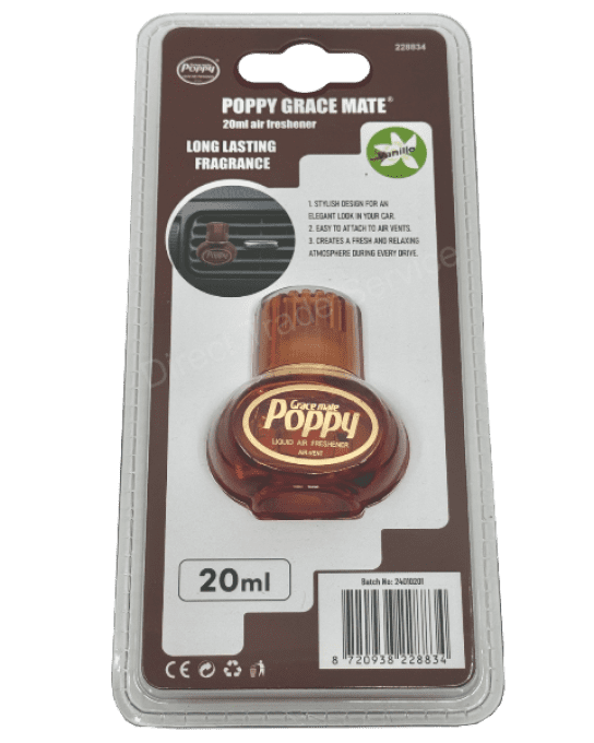 Poppy Grace Mate 20ML liquid airfreshener Vanilla