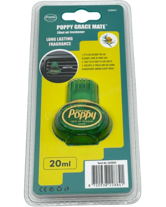 Poppy Grace Mate 20ML liquid airfreshener Pine