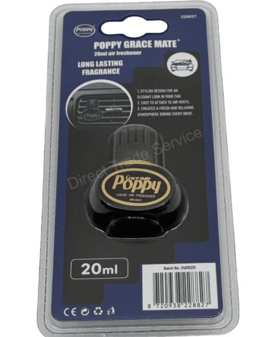 Poppy Grace Mate 20ML liquid airfreshener New Car