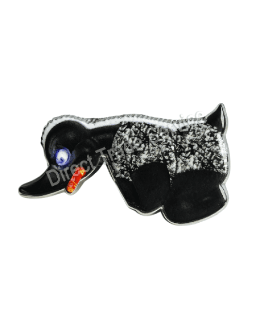 Pins Duck gris 