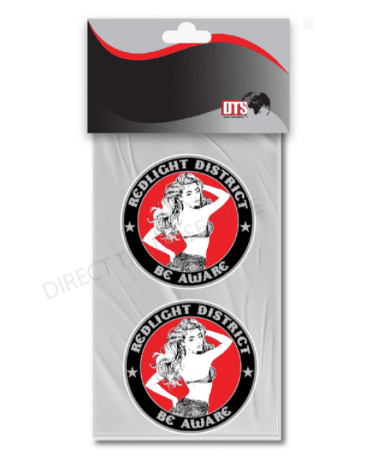 Autocollant/ 2 redlight district