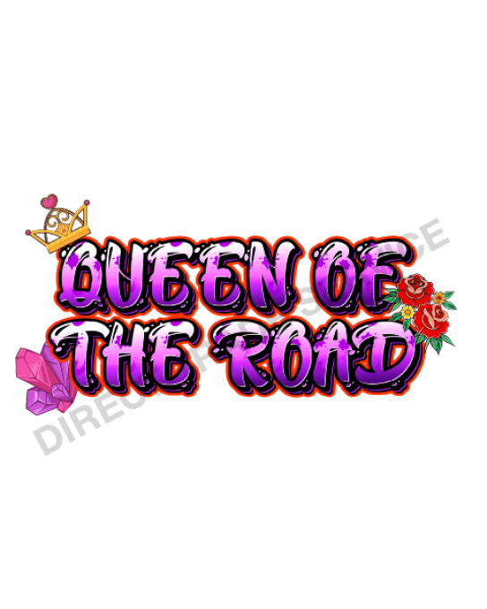 Autocollant Queen of the road
