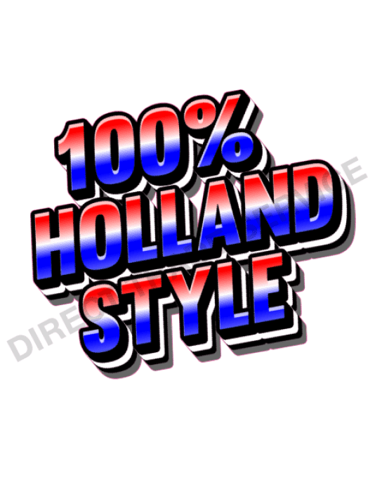 Autocollant 100% holland style