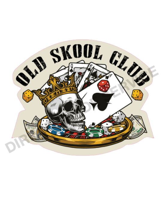 Autocollant Old skool club