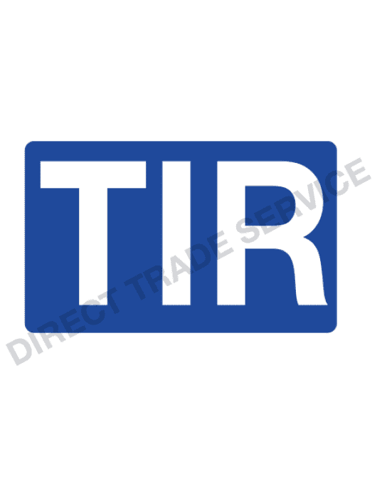 Autocollant TIR bleu