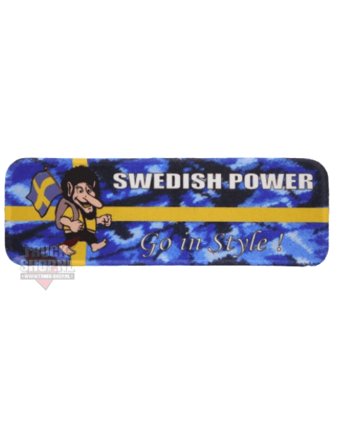 Tapis tableau bord swedish power 60X20