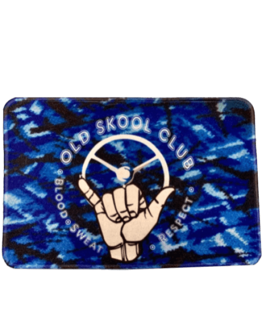 Tapis sol oldskool bleu danois 60X40CM