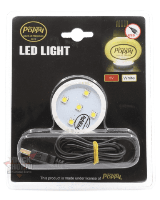 Support lumineux pour Poppy blanc port USB