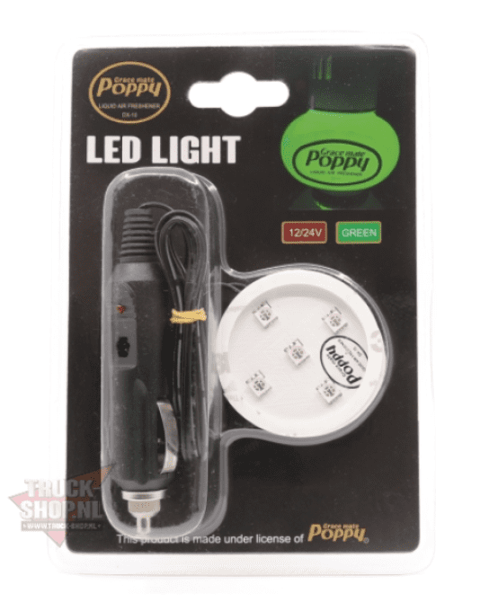 Support Lumineux pour Poppy Vert allume cigare