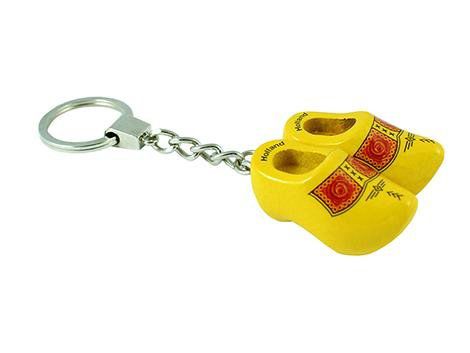 Porte clef sabot jaune 