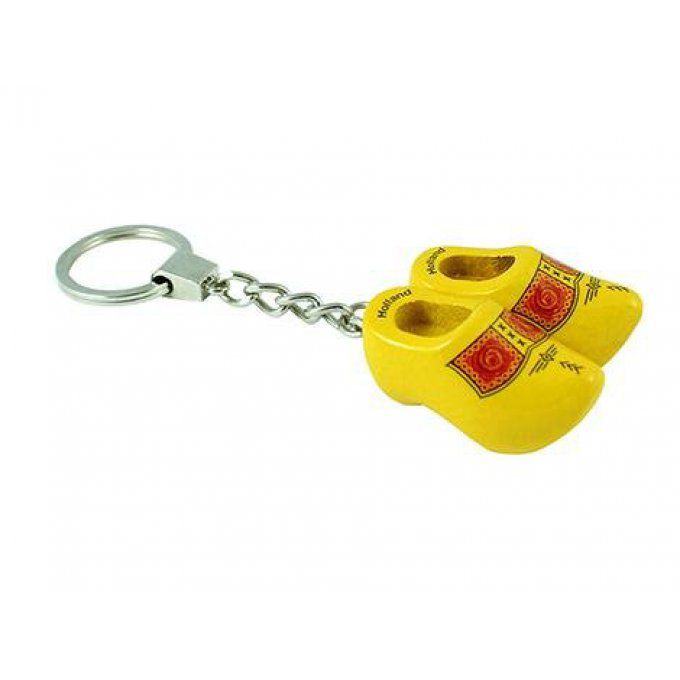 Porte clef sabot jaune 