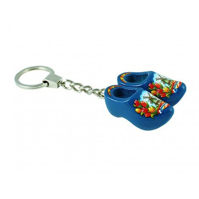 porte clef sabot moulin bleu
