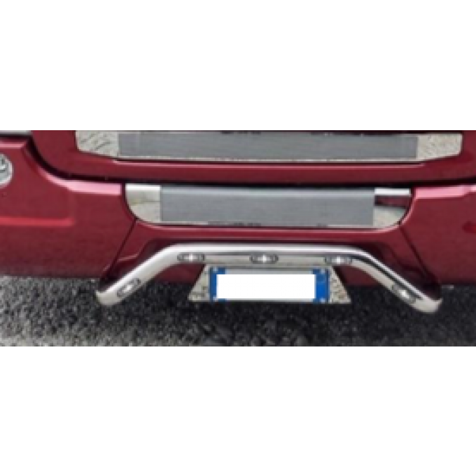 Bull bar  central avec support plaque pour R avec gros pare choc et suspension pneumatique avant