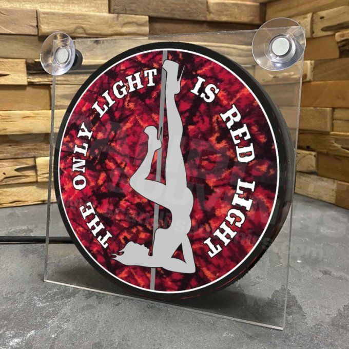 Plaque lumineuse the only light is red light 24v