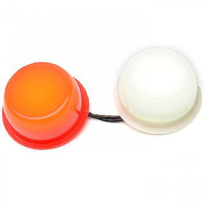 Double module orange/blanc neon