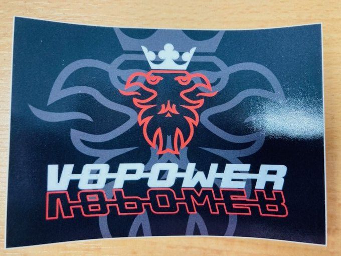 Autocollant V8 power