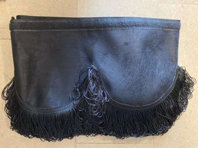 Frange gamme aux10 13 arches noir fil noir fin