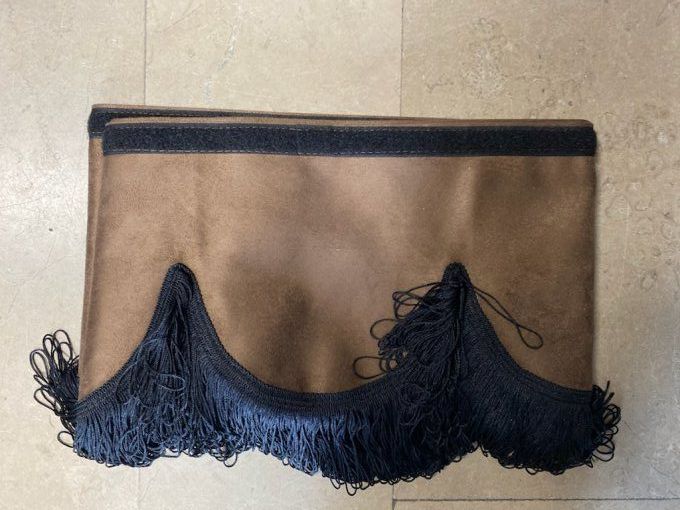 Frange gamme aux10 13 arches marron fonces fil noir fin