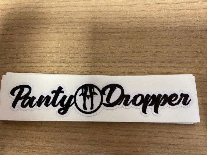 Autocollant Panty dropper noir