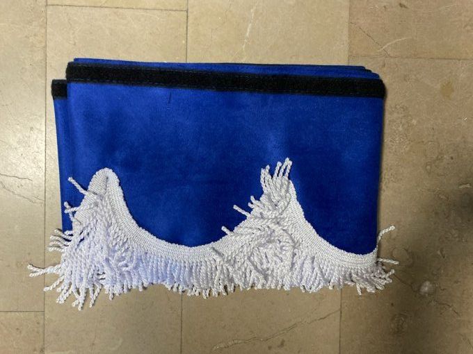 Frange gamme aux10 13 arches bleu fil blanc stock