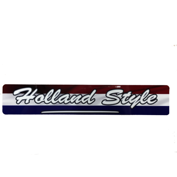 Plaque alu holland style 46X8CM